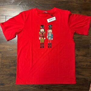 Oversized Sequin Nutcracker Shirt/dress NWT